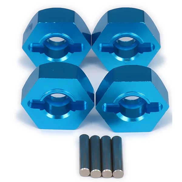 Buy 4pcs Alloy Aluminum Wheel Hex Hub Adapter w/Pins