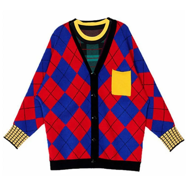 

2019 new Knit cardigan with ringer bat sleeve 1 colour 3 sizes women clothes