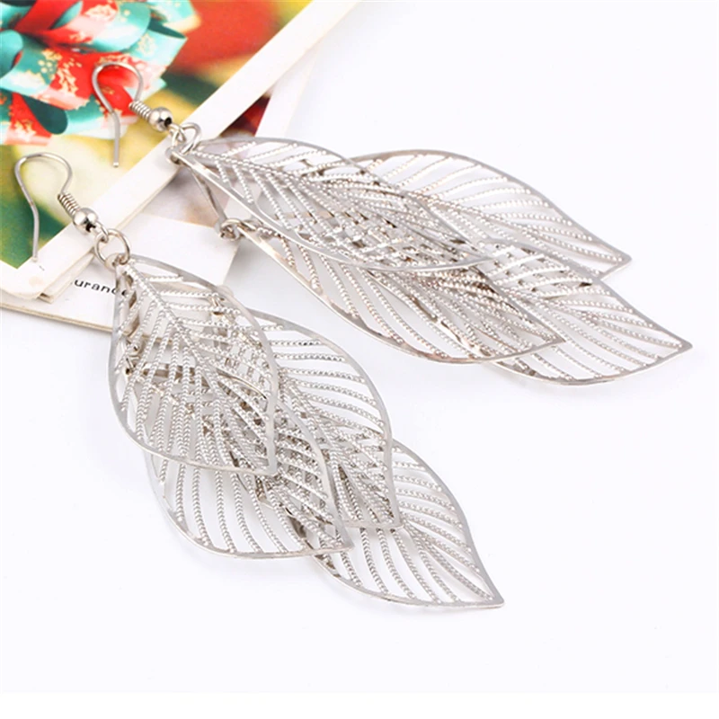 17KM-Fashion-Hollow-Flower-Gold-Color-Leaf-Drop-Earrings-pendientes-mujer-Jewelry-Tassel-Long-Earrings-for (2)