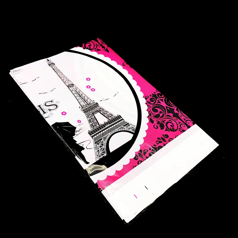 

1pcs/lot 108CM*180CM disposable tablecloths Tower party decorations Tower theme table cover plastic tablecloths