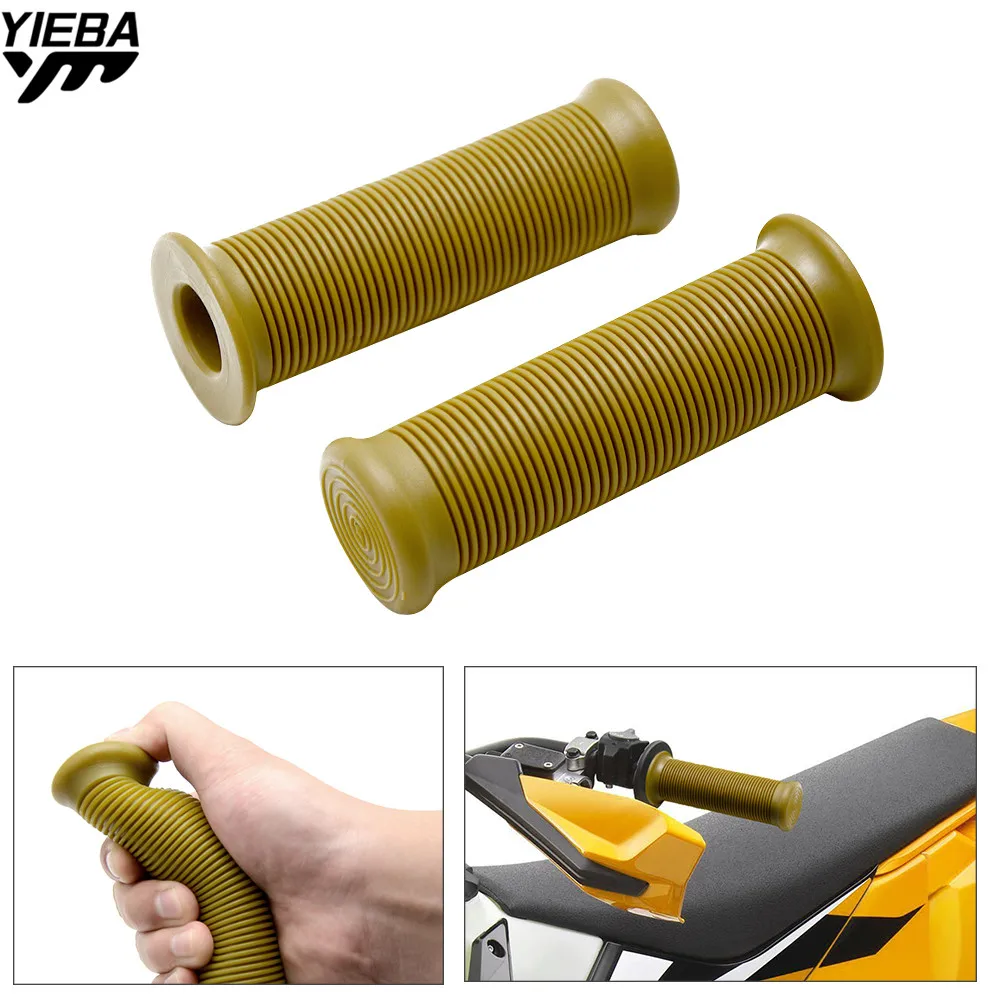 Vintage Motorcycle Grips 2mm Handlebar Hand Grip and Bar Ends FOR TMAX 530 500 R3 Z800 Honda dirt bike kawasaki BMW K1200S