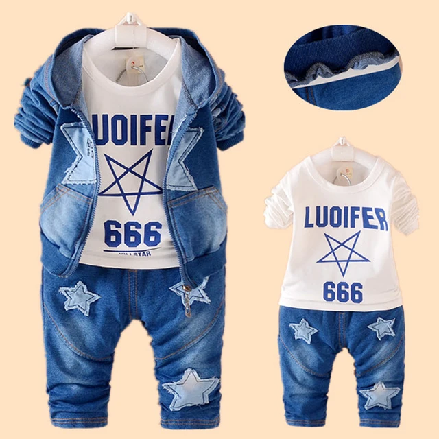 Girls Toddler Clothes Boys Set Spring Kids Outfits Hooded Jacket Jeans Tee 3PCS Baby Girls Toddler Clothes Boys Set Spring Kids Outfits Hooded Jacket Jeans Tee 3PCS Baby
