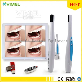 

Dental Equipment and Instrment 5.0 Mega Pixels Intraoral Camera Endoscope +17inch LED screen Image System + H