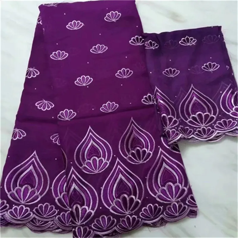 

5+2yard Swiss lace fabric 2018 latest heavy beaded embroidery African cotton fabrics Swiss voile lace popular Dubai style PL0693