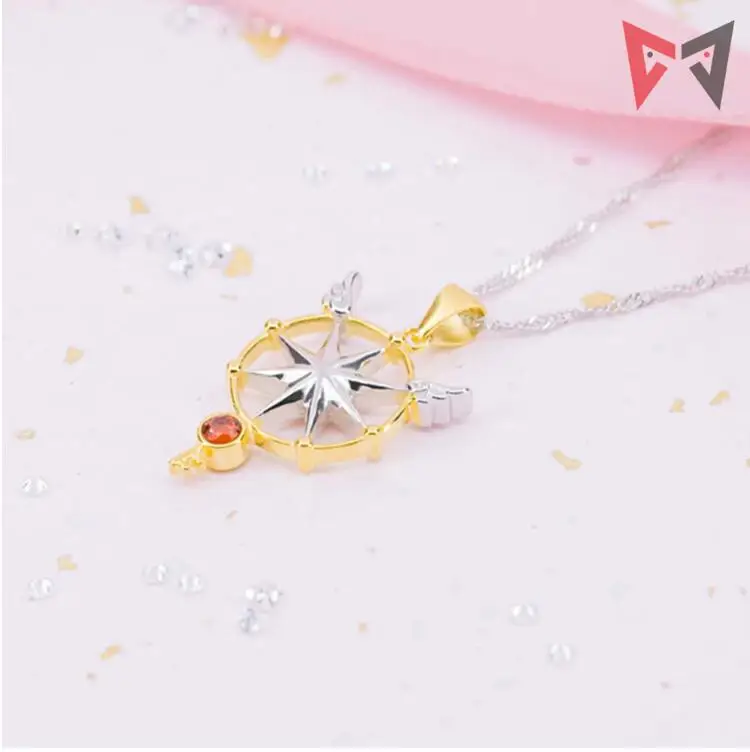 Новинка MMGG аниме розовая Глод карточка для ожерелья Captor CLEAR KINOMOTO SAKURA Косплей