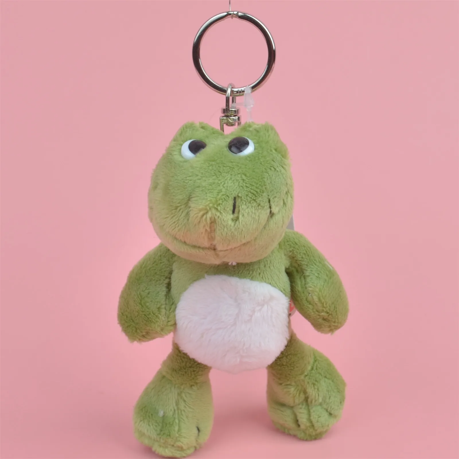 

3 Pcs Green Color Frog Small Plush Pendant Toy, Kids Doll Keychain / Keyholder Gift Free Shipping