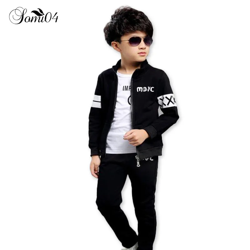 

2018 New Spring Autumn School Boys Clothing Set Girls Sports Suit Sets Children Outfit Tracksuit Clothes Kid 3 5 7 9 10 13 Years