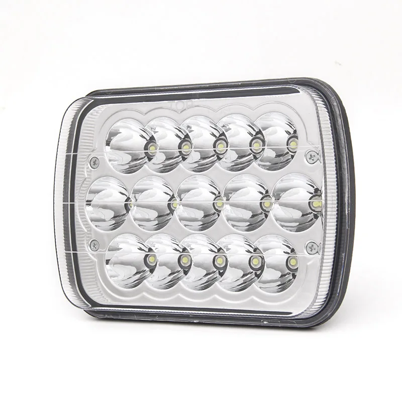 2 шт. 5x7 дюймов светодиодный фар 6x7 &quotпрямоугольный Offroad Trucklight Высокая ближнего