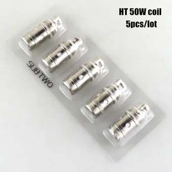 

5pcs/lot Electronic Cigarette Original HT 50W coil Replacement Atomizer Coil 0.3 0.5 Ohm Basic Fit HT 50W tank