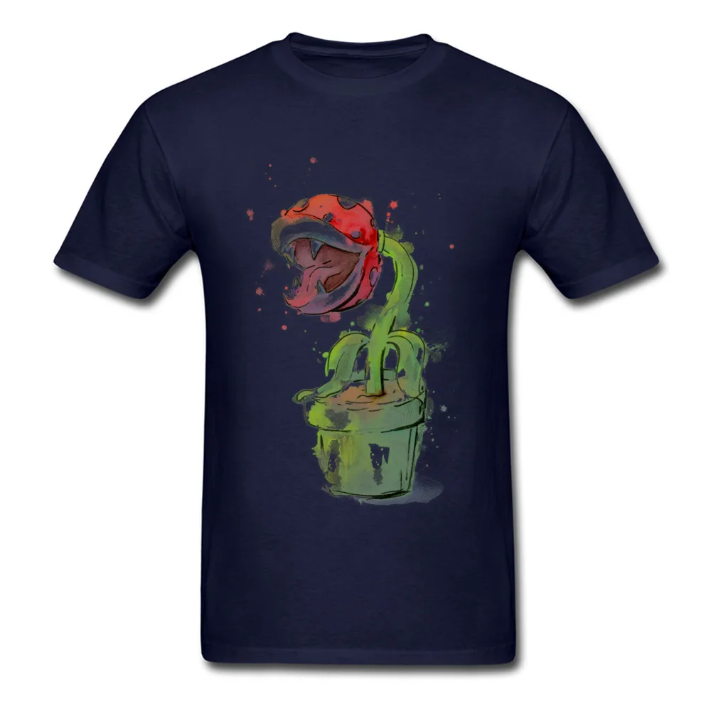 Piranha Plant Watercolor_navy