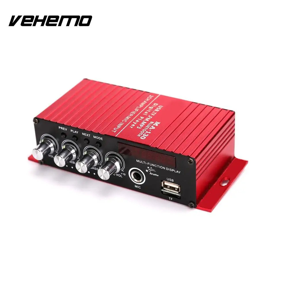 

20W*2 Smart Universal Bluetooth Power Amplifier Home Stereo FM HI-FI Wireless Bluetooth Amplifier Radio Music