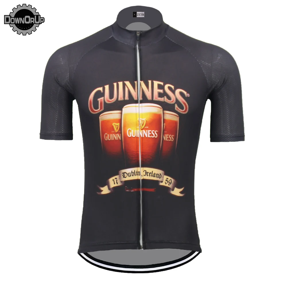 

NEW Cycling jersey beer black cycling clothing men short sleeve ropa ciclismo bike wear jersey mtb maillot ciclismo DOWNORUP