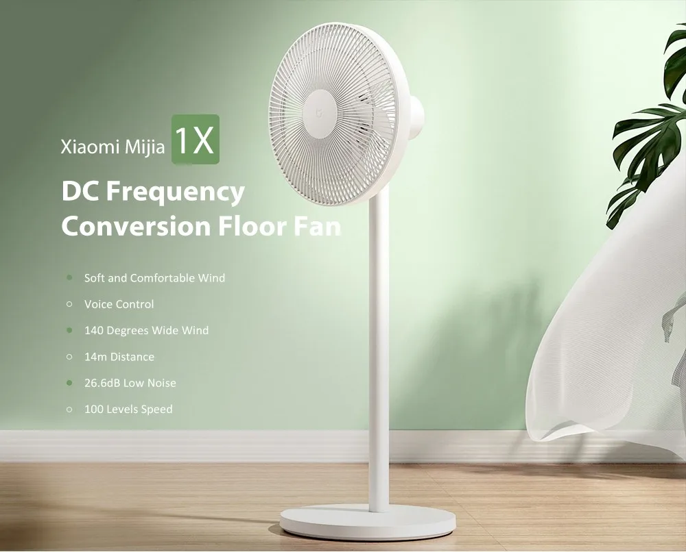 

1X DC Frequency Conversion Fan APP Control For Home Cooler Floor Standing Fan Air Conditioner Natual Wind