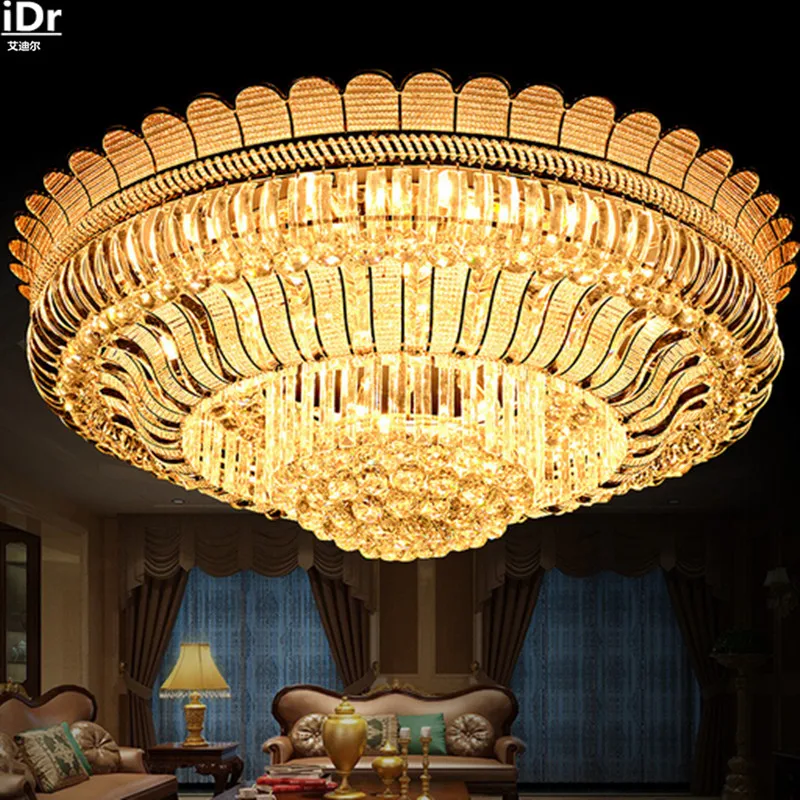 Online Get Cheap Ceiling Lighting Ideas -Aliexpress.com Alibaba New S gold circular crystal lamp Luxury lamp LED crystal lamp living room luxury bedroom ideas high quality Ceiling Lights - Online Get Cheap Ceiling Lighting Ideas -Aliexpress.com Alibaba