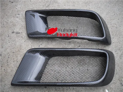 

FOR Evolution EVO 10 X Carbon Fiber Ralliart Style Front Bumper Air Duct Intake one pair (2 pcs)