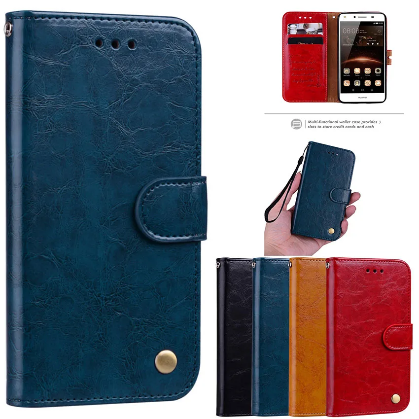 Leather Flip Case For Huawei Y5 II honor 5A Case Cover For Huawei Y5 II 5.0