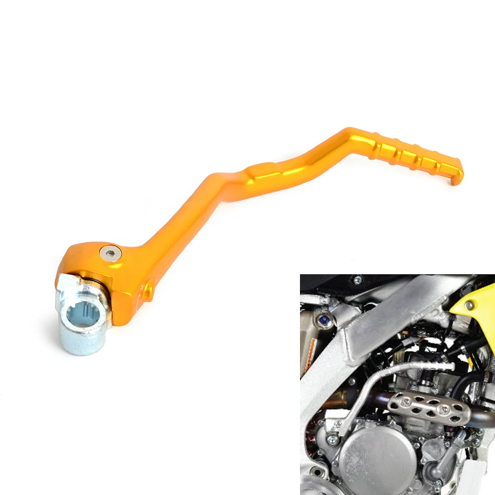 Мотоцикл кованый стартовый рычаг для Suzuki RMZ250 RM Z250 2011 2012 2013 2014 2015 золото|Ножные
