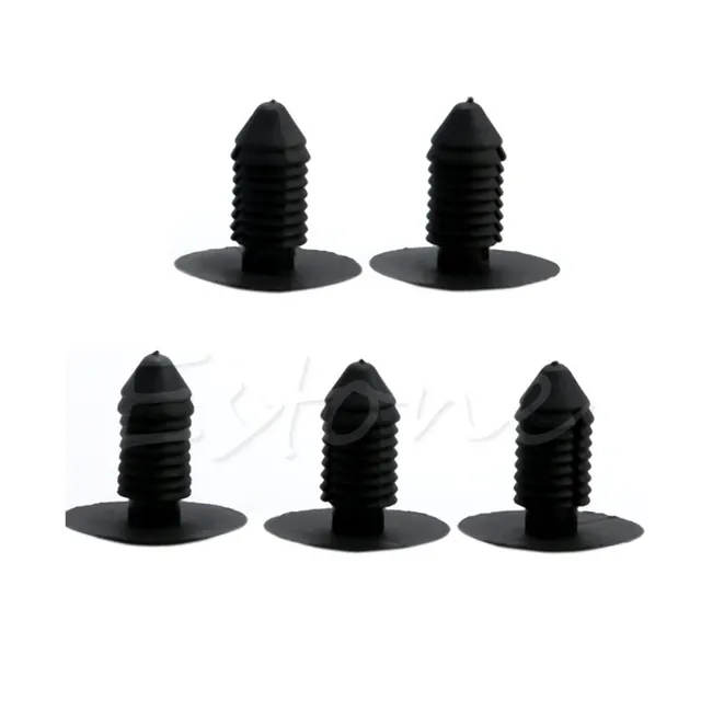 20Pcs Car Bumper Fender Plastic Rivets 10mm Hole Black Fasteners for Ford New hot 3
