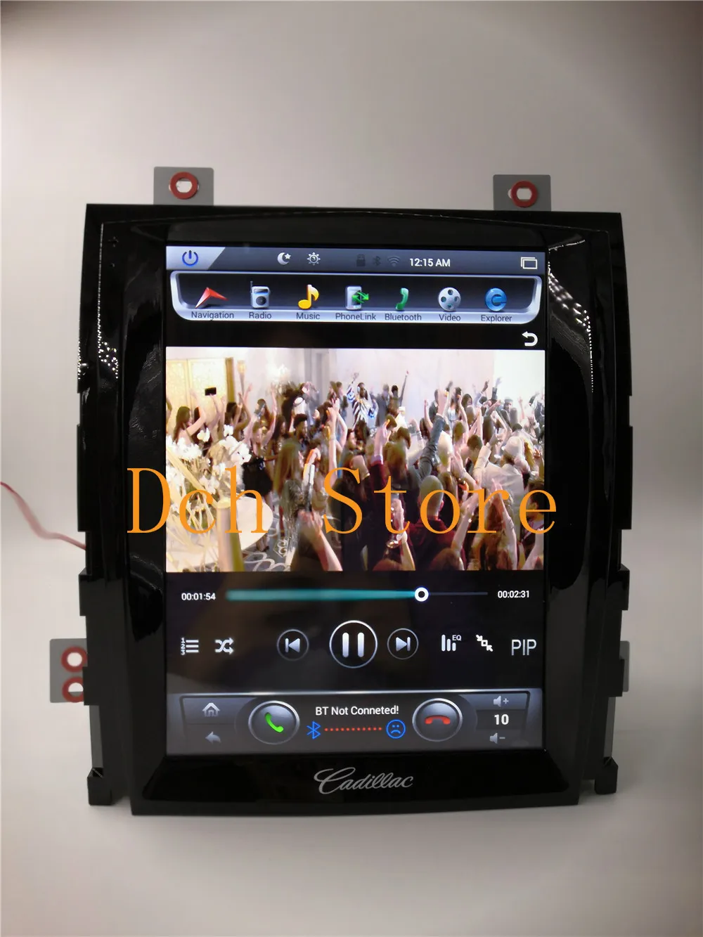 Discount 10.4 inch Vertical Screen Tesla Style Android 8.1 Car DVD player GPS for Cadillac Escalade navigation radio 64G RAM 4G ROM px6 1