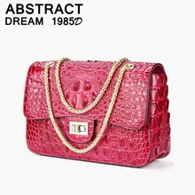 Качественные товары женские сумки из натуральной кожи аллигатора женские сумки-мессенджеры новые роскошные классические кожаные деловые сумки на плечо