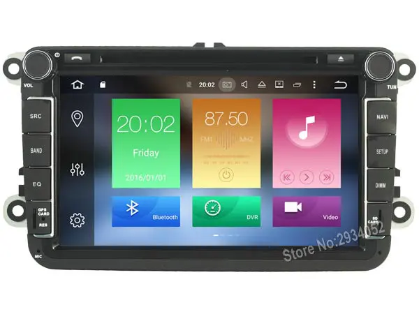 FOR VW TIGUAN TOURAN GOLF CC Android 8 0 font b Car b font DVD player