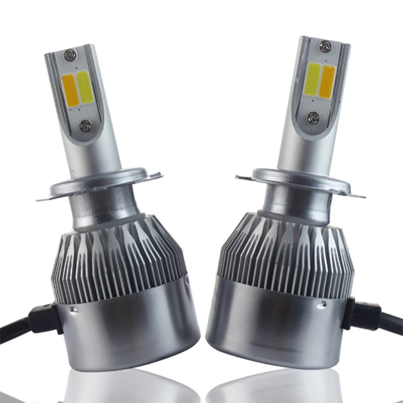 2X H1 H7 H8 H11 880 881 луч C6 Авто Faro 9006/HB4 9005/HB3 H3 H9 36 W 6000 K 4300 K 3000 K светодиодный комплект лампада Della фар для Люси