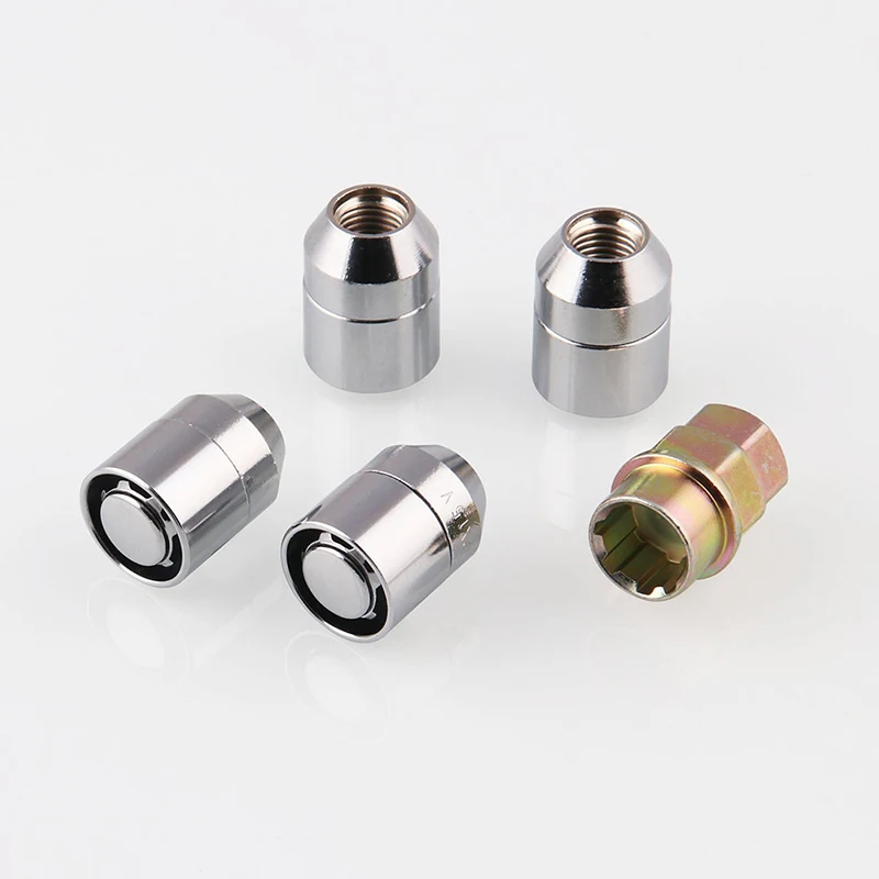 

Silver Car M12*1.5 Wheel Tire Anti-Theft Lock Screw Nuts Hand Tool Equipments