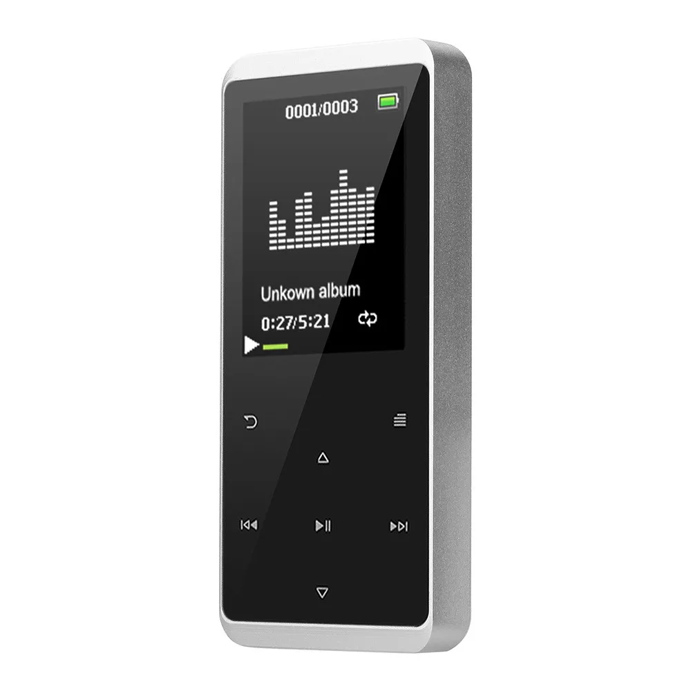 

Bluetooth 4.1 HiFi 8G MP3 Player Recorder pen Media Video FM Radio Intuitive Color LCD Screen Rechargeable Li-ion Battery