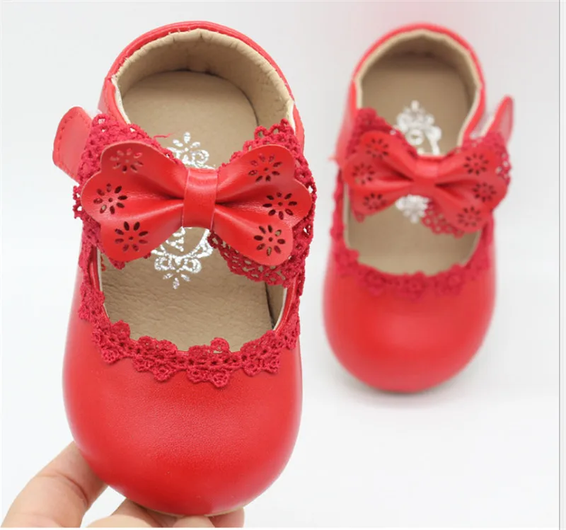 Xinfstreet/мягкая обувь для маленьких девочек; кожаная обувь для младенцев; милая детская обувь с бантом для маленьких принцесс; размеры 15-25