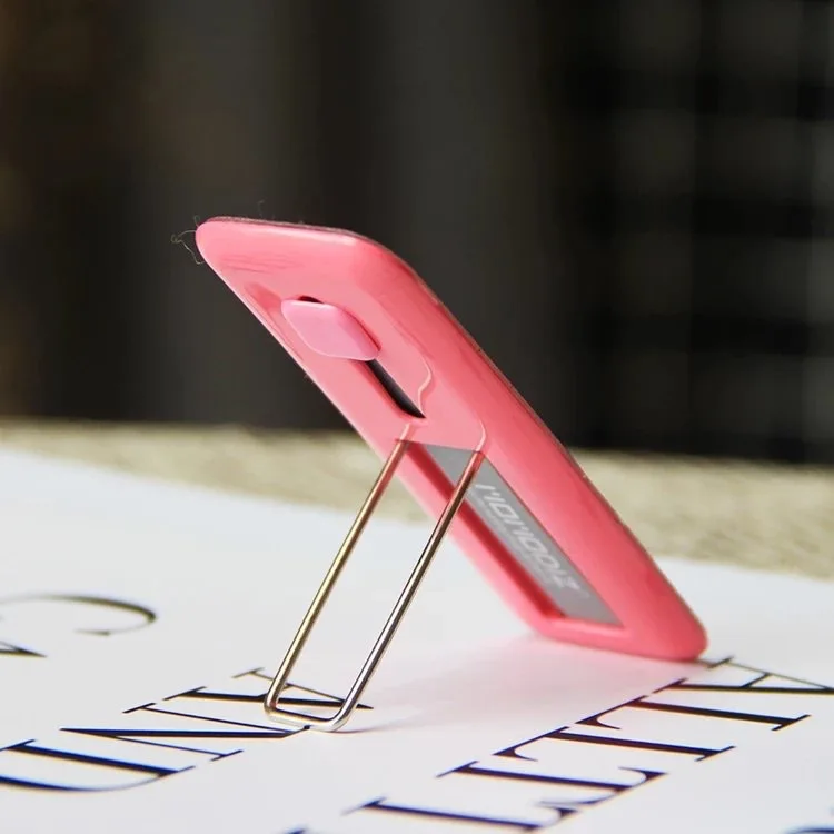 Универсальное кольцо на палец кольцо-держатель мобильного телефона 360 Вращающийся ультра-тонкий ремешок автомобильный держатель ручка кронштейн вентиляционное отверстие Стенд Мода - Цвет: Pink