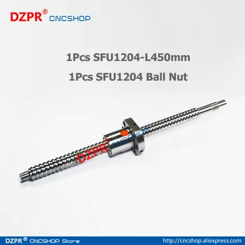 

SFU1204 450mm RM1204 450mm Rolled Ball screw with ball nut + end machining for DIY CNC Part DZPR