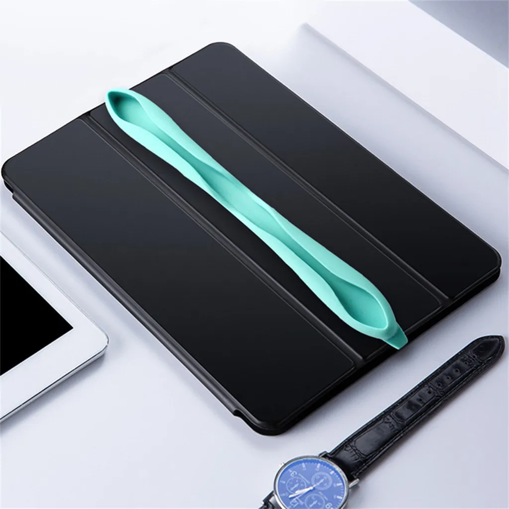 Мягкий силиконовый чехол-карандаш, держатель для Apple Pencil, съемный чехол для iPad, защитный чехол, защита от потери, соединительный трос