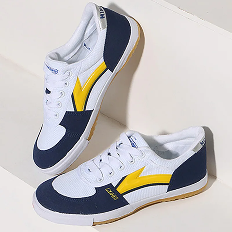 USHINE EU35-44 Canvas Retro Comprehensive Fitness Training Sports Shoes Badminton Table Tennis sports shoes