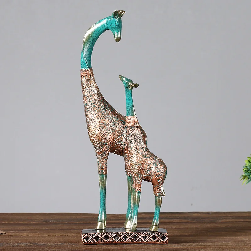 Креативное украшение в виде жирафа из смолы, Орна для мужчин, ts, Европейское украшение для дома, для учебы, Орна для мужчин, ts, высококачественные деловые подарки, мужские рождественские подарки