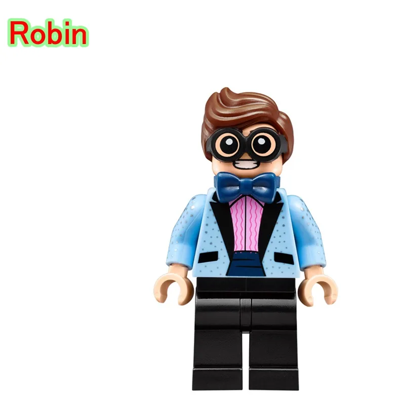 

Legoing Blue Suit Superheroes The Batman Movie Arkham Asylum 70912 Building Block Toy For Children Scuttler Robin Dolls Single