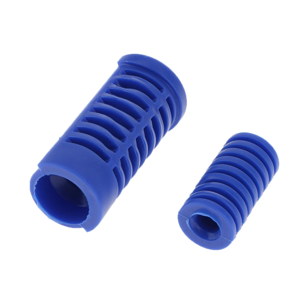 2 Pieces Motorcycle Gear Shift Shifter Lever Rod and Footrest Pedal Rubber Cover