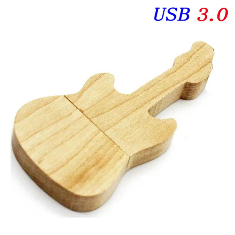 C JASTER USB 3,0 деревянная гитара usb флеш-накопитель Виолончель Флешка 8 ГБ 16 ГБ 32 ГБ Музыкальная карта памяти Флешка u диск флешка - Цвет: C