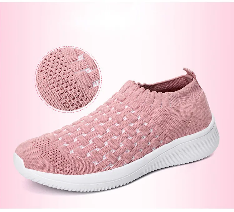RS 1938-2019 New Spring Autumn Women's Shoes Flying Woven Womans Sneakers-3