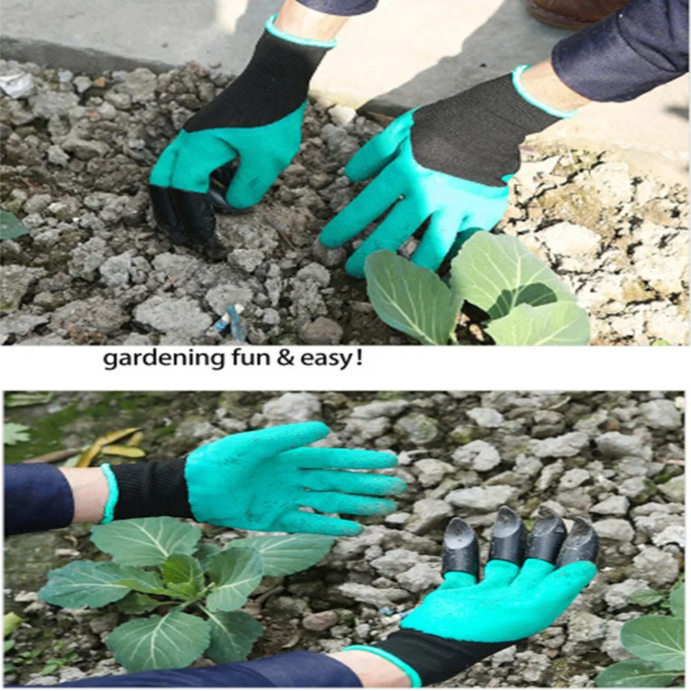 Садовые перчатки для копки и посадки с покрытием Садоводство рабочие перчатки для дома 26x13 см очистки Садовые перчатки