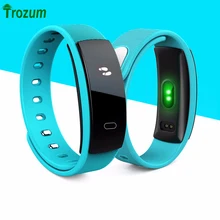 TROZUM QS80 Смарт-группы TFT OLED высокой четкости Вызова напоминание Сообщение Браслет IP67 Водонепроницаемый Сердечного Ритма Диапазона для android ios