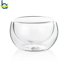 OBR 50 мл кунгфу чай чашка с двойными стенками Изолированные занятия прозрачный цветок Чай Кофе Вино Виски; алкогольные напитки чайные инструменты посуда для напитков