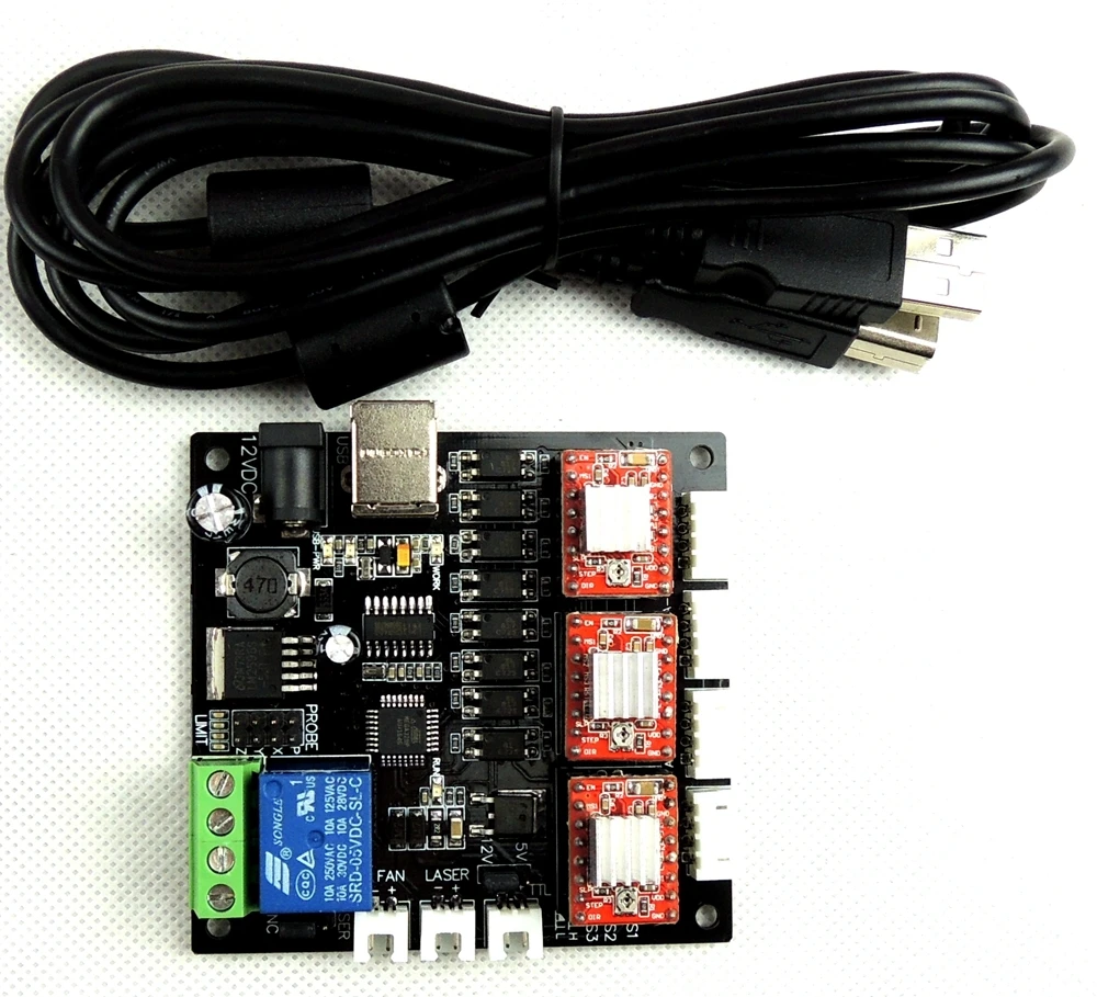 GRBL USB port Laser control board USB 3 Axis driver board for GRBL engraving machine CNC Mini mach