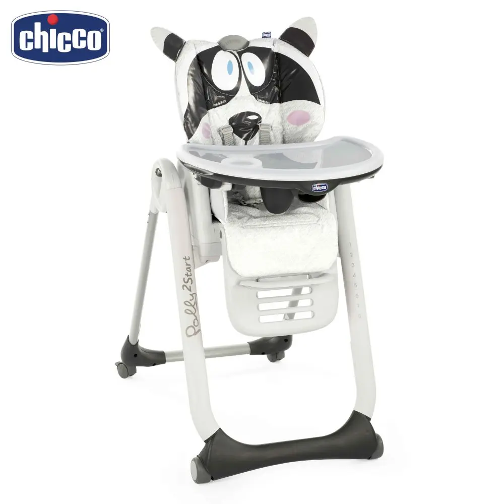 Стульчик для кормления Chicco Polly 2Start Honey-Bear - Цвет: Черный