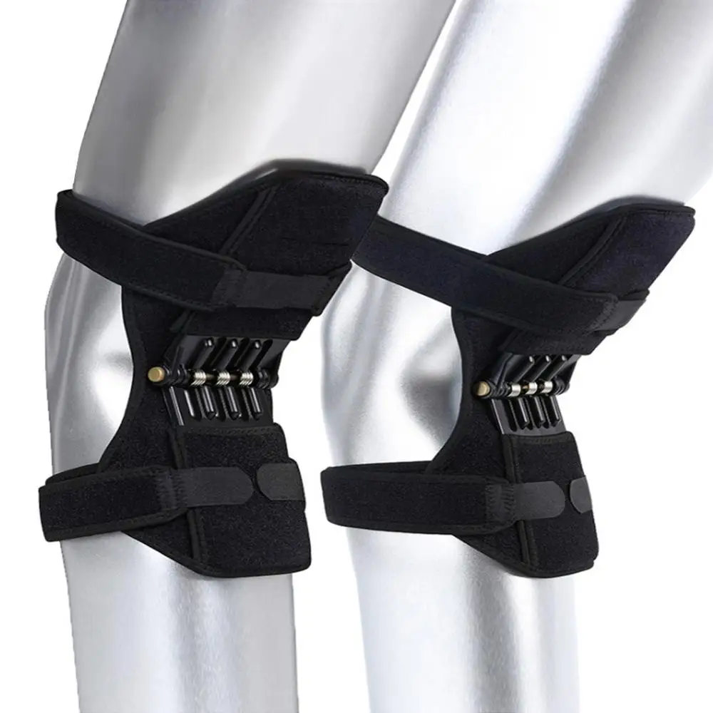 

Joint Knee Pad Support Breathable Non-slip Lift Pain Relief For Knee Power Spring Force Stabilizer Knee booster For Sports Elder