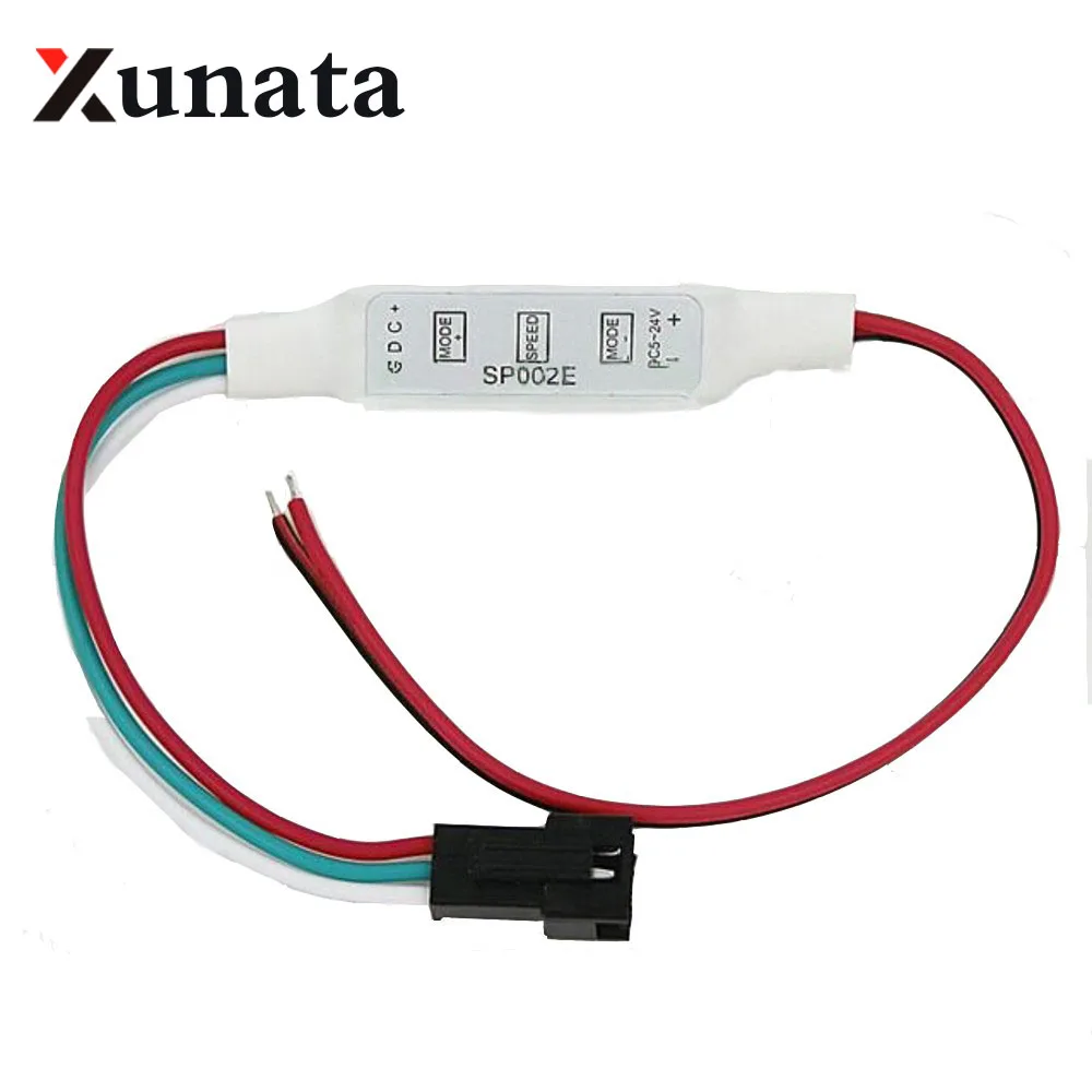 

DC5 12V 24V 3Key Mini Led pixel Controller For WS2811 TM1809 SK6812 APA102 WS2812B LED Pixel Strip module