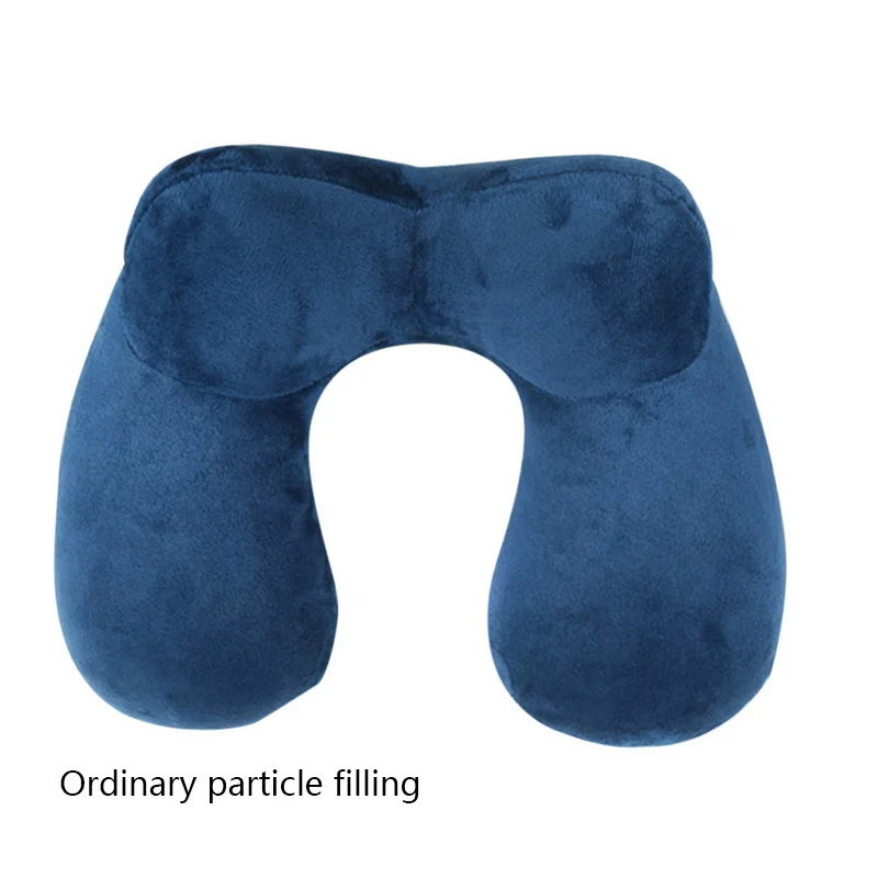 Ортопедическая подушка из пены с эффектом памяти, латексная подушка для шеи, мягкая подушка из волокна с медленным отскоком, массажер для здоровья, для путешествий и сна - Цвет: dark blue 35cmx30cmx