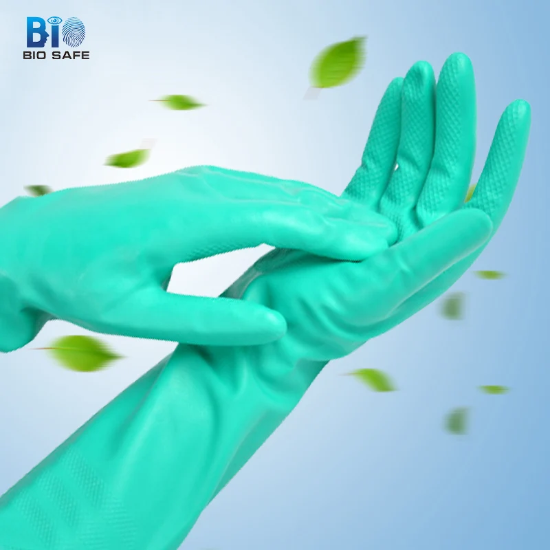 

[Bio safe] Work Garden Glove Anti-acid Labor Insurance Laundry Industrial Working Gloves Luva Protective Medical Gloves