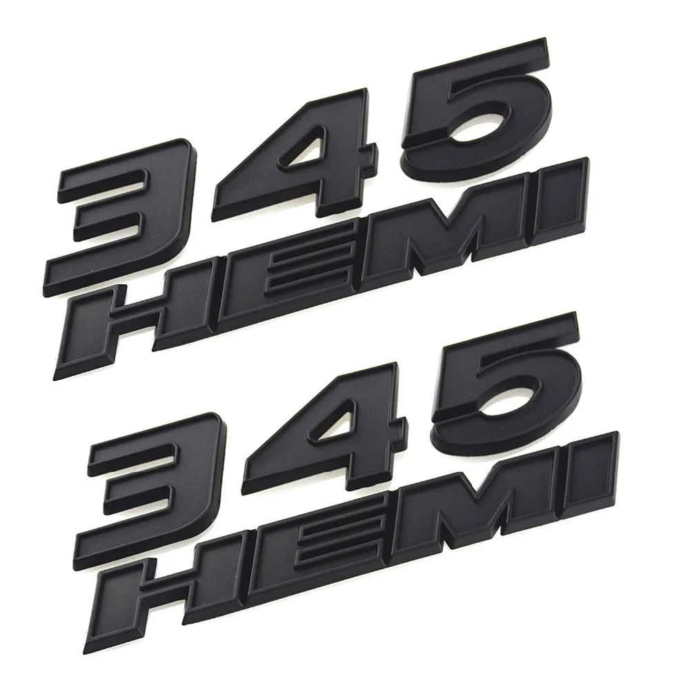 2 шт. 345 Hemi эмблема, переводная картинка 3D логотип для Зарядное устройство R-AM