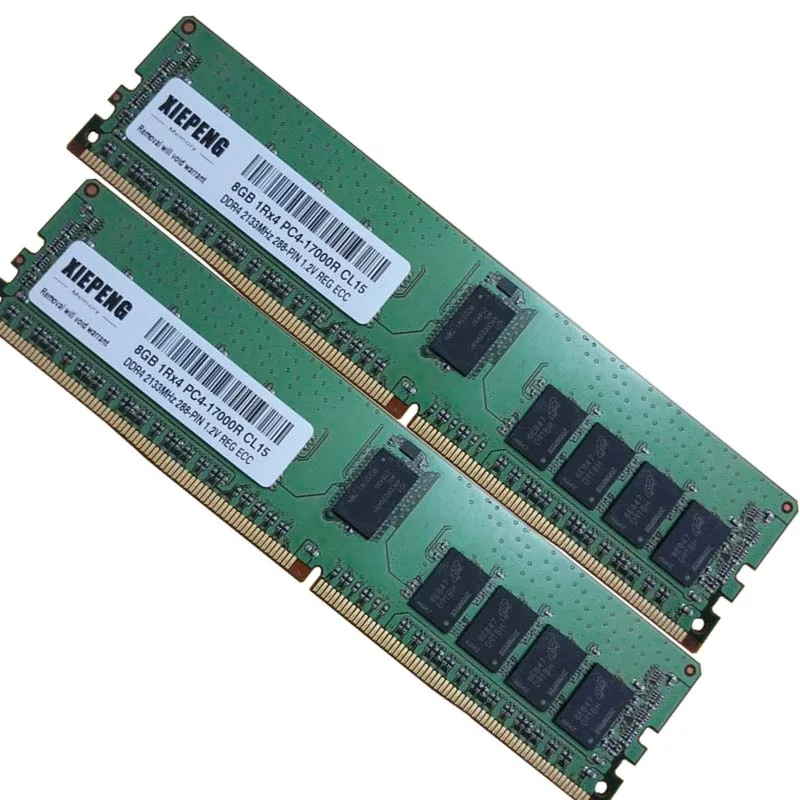 

Memory 32GB PC4-17000 DDR4 2133MHz Reg ECC 16GB ECC Registered 8GB 288pin RAM for Dell PowerEdge M630 FC630 R430 Server