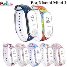 Цветной силиконовый ремешок для Xiaomi mi Band 3 сменный ремешок смарт-браслета браслеты для Xiaomi mi band 3 mi band 3 Pulsera Inteligente
